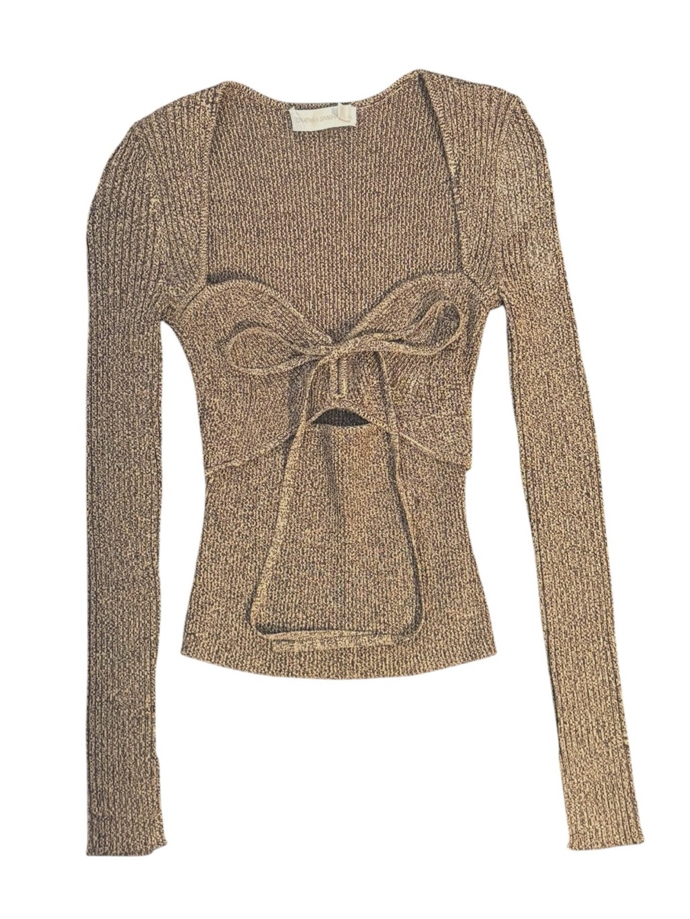 Jonathan Simkhai Alexia Long Sleeve Top - Picture 2 of 4